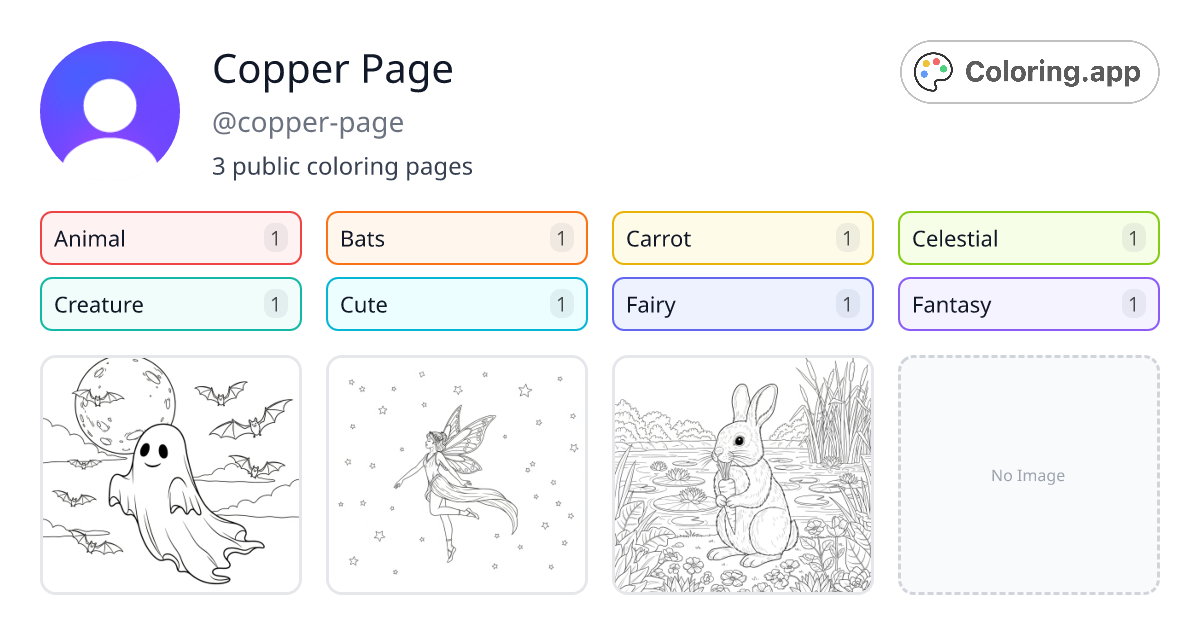 Copper Page (@copper-page) • Coloring.app
