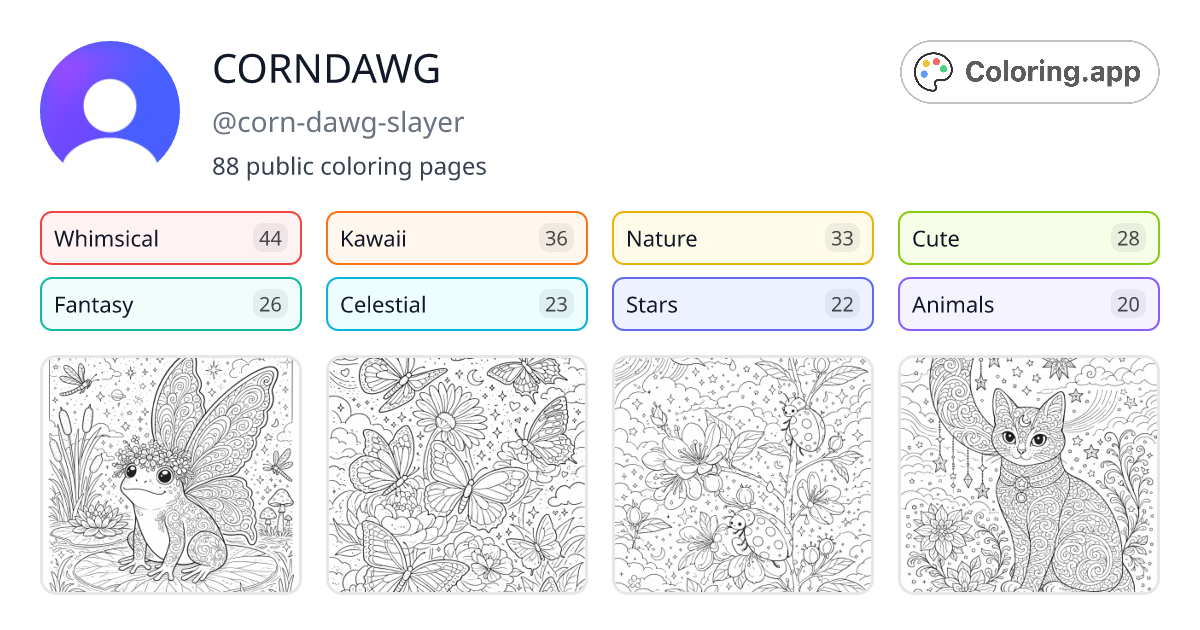 CORNDAWG (@corn-dawg-slayer) • Coloring.app