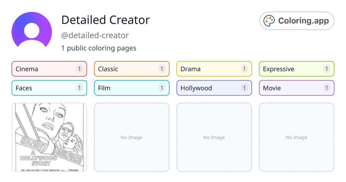 Detailed Creator (@detailed-creator) • Coloring.app