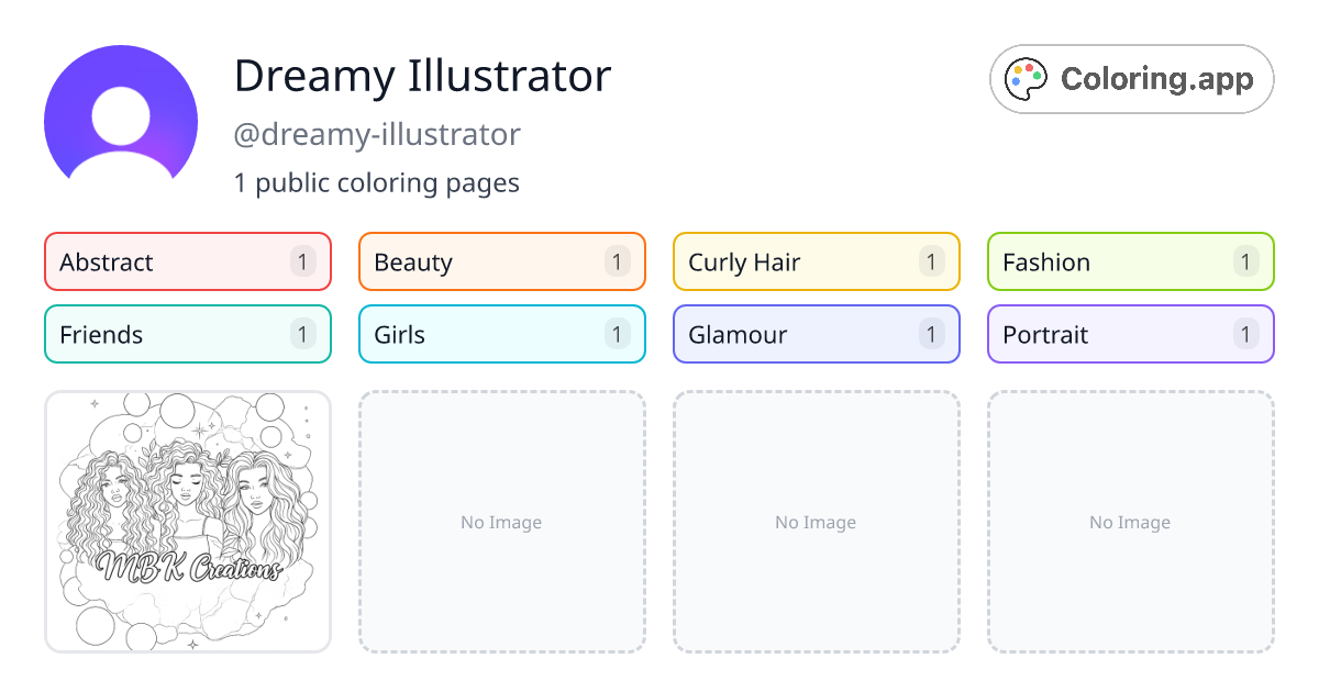 Dreamy Illustrator (@dreamy-illustrator) • Coloring.app