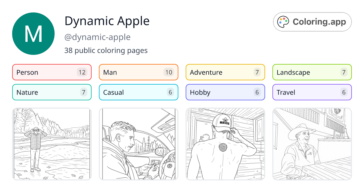Dynamic Apple (@dynamic-apple) • Coloring.app