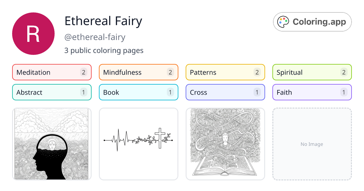 Ethereal Fairy (@ethereal-fairy) • Coloring.app