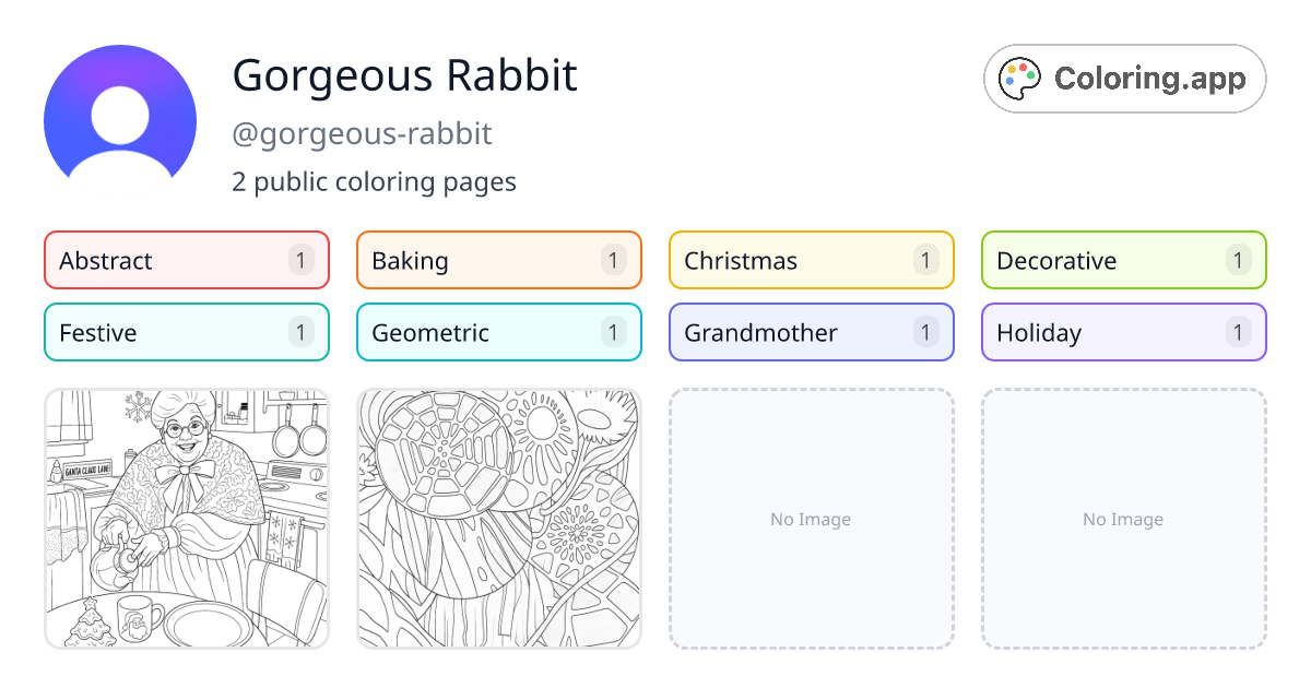 Gorgeous Rabbit (@gorgeous-rabbit) • Coloring.app
