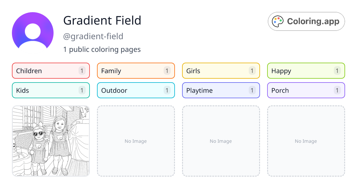 Gradient Field (@gradient-field) • Coloring.app