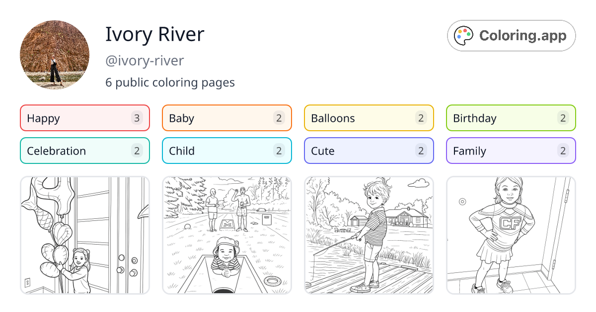 Ivory River (@ivory-river) • Coloring.app