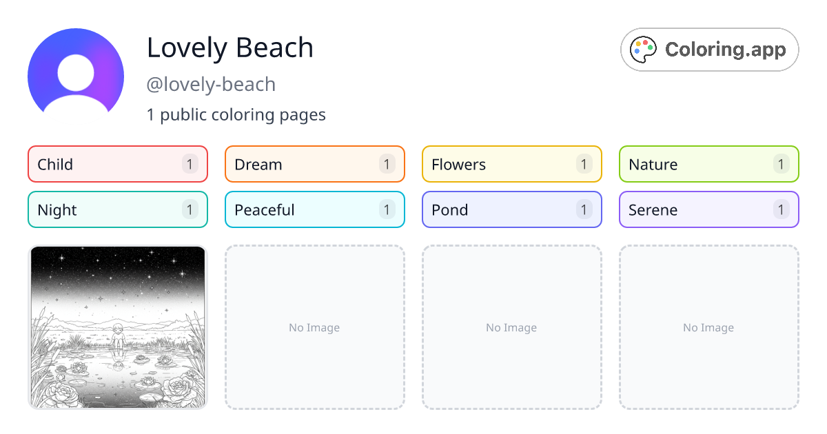 Lovely Beach (@lovely-beach) • Coloring.app