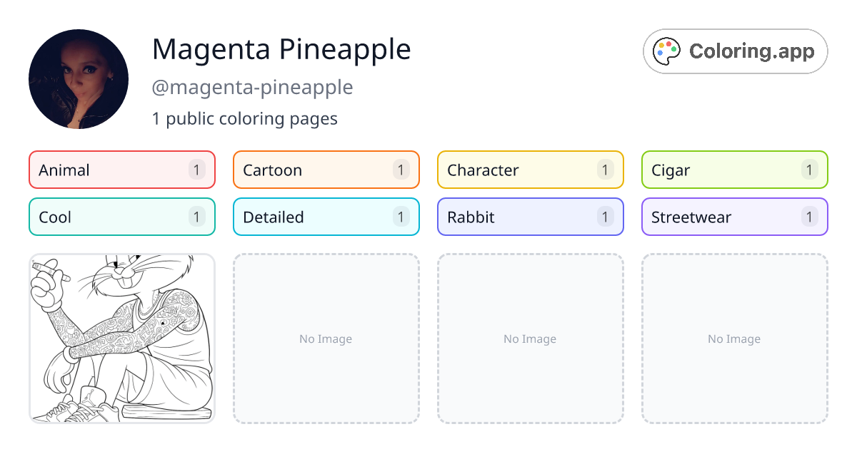 Magenta Pineapple (@magenta-pineapple) • Coloring.app