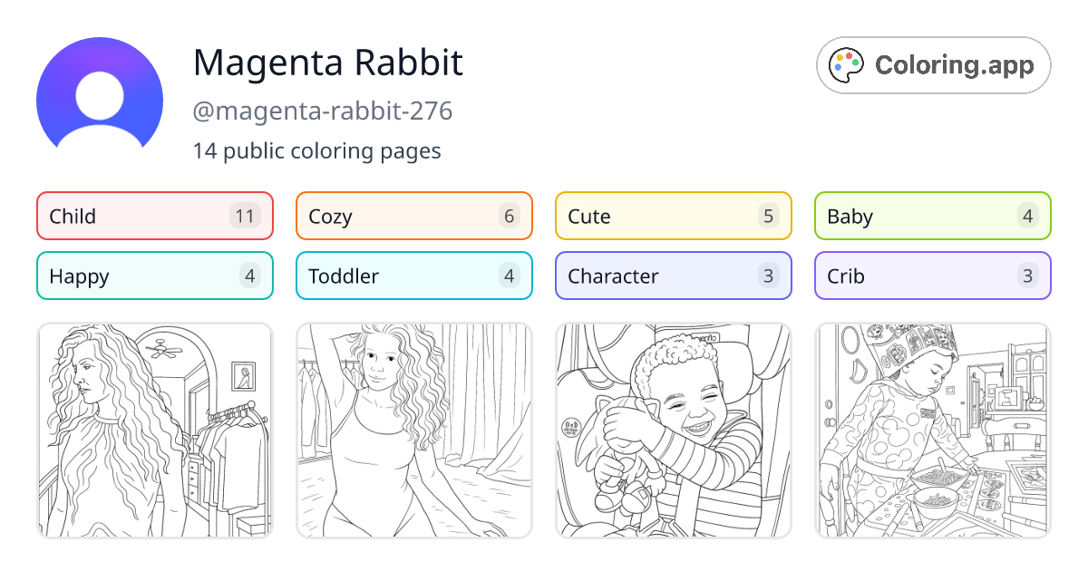 Magenta Rabbit (@magenta-rabbit-276) • Coloring.app