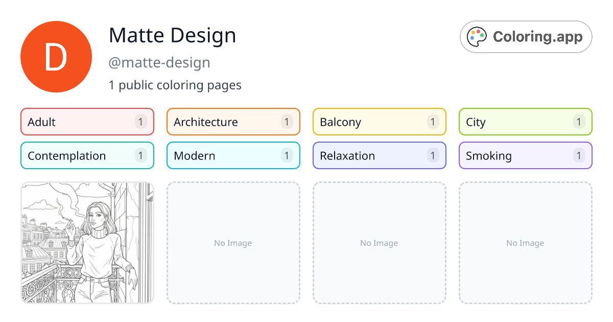Matte Design (@matte-design) • Coloring.app