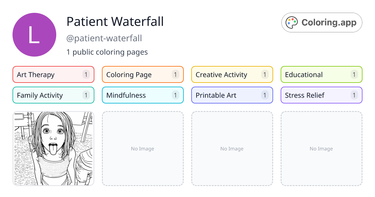 Patient Waterfall (@patient-waterfall) • Coloring.app