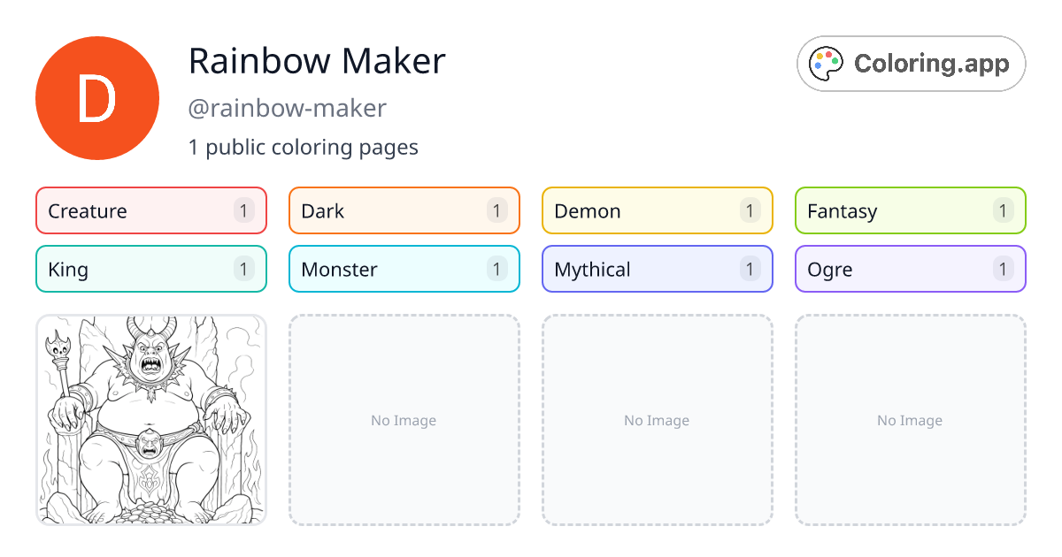 Rainbow Maker (@rainbow-maker) • Coloring.app