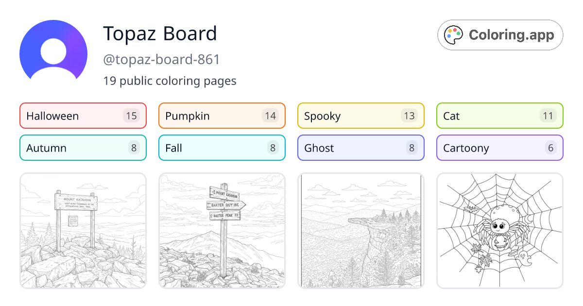 Topaz Board (@topaz-board-861) • Coloring.app