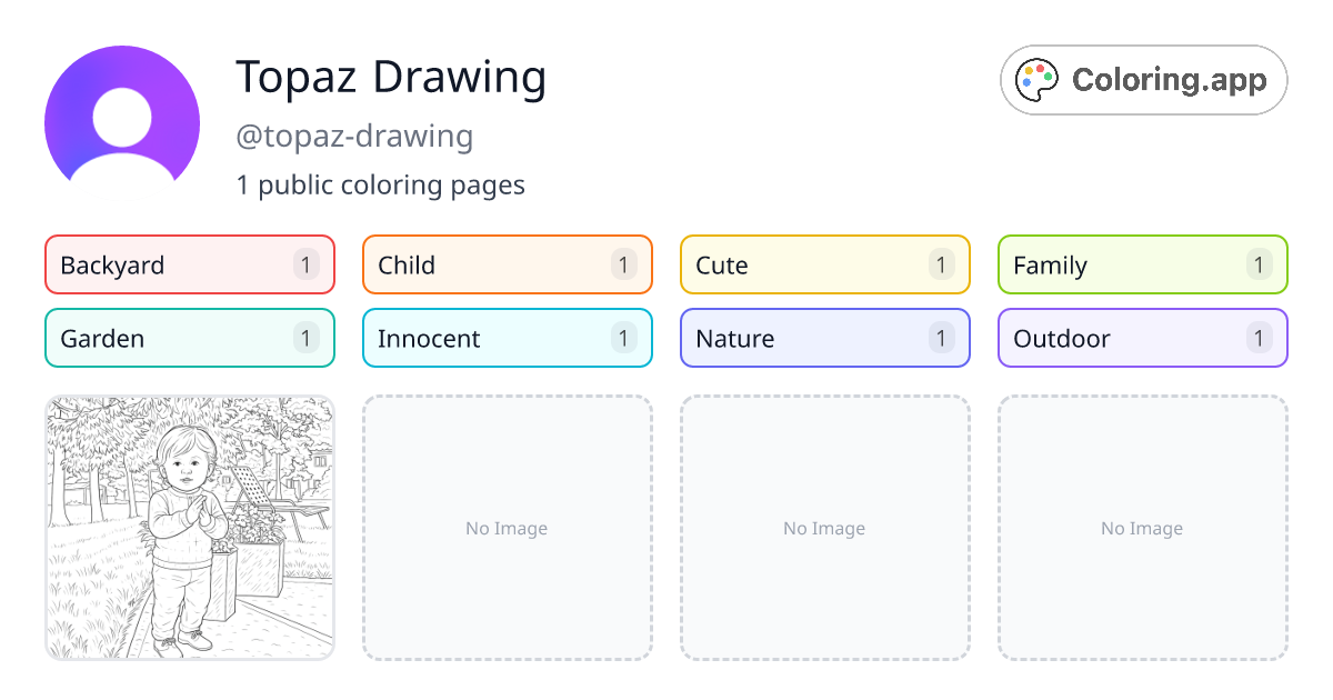 Topaz Drawing (@topaz-drawing) • Coloring.app