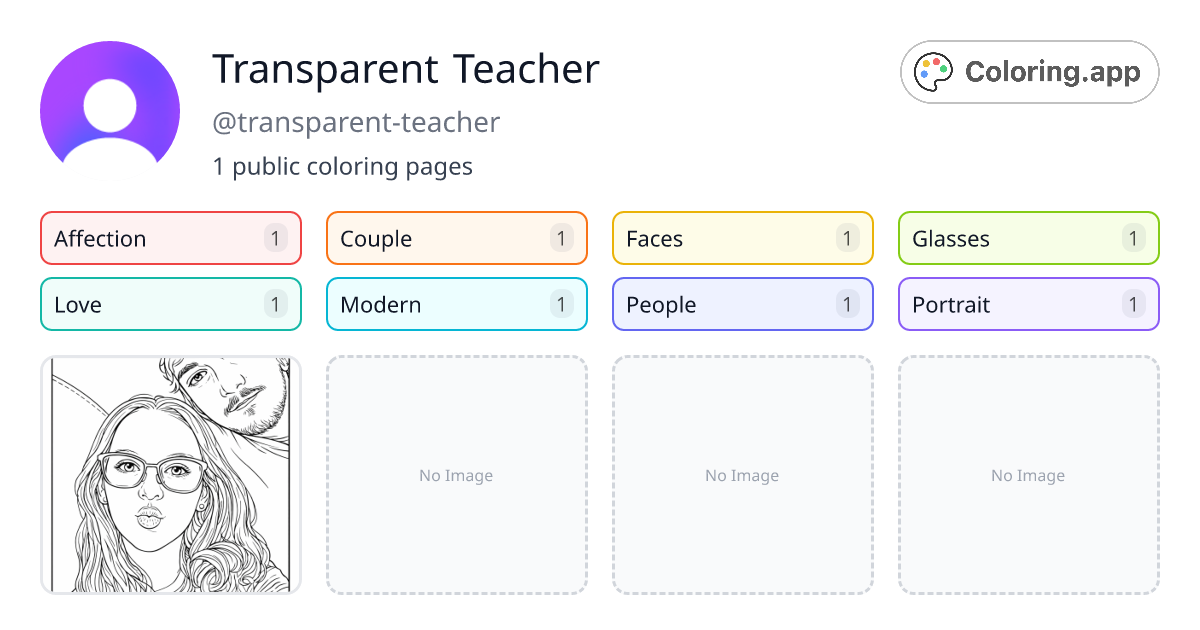 Transparent Teacher (@transparent-teacher) • Coloring.app