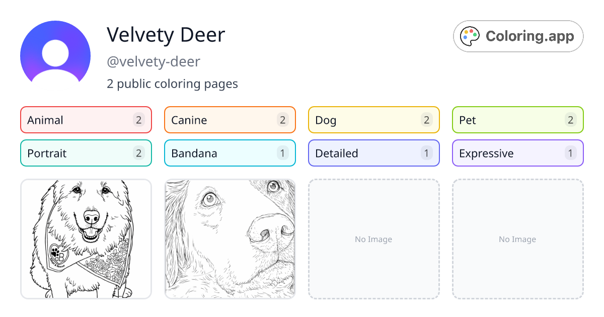 Velvety Deer (@velvety-deer) • Coloring.app