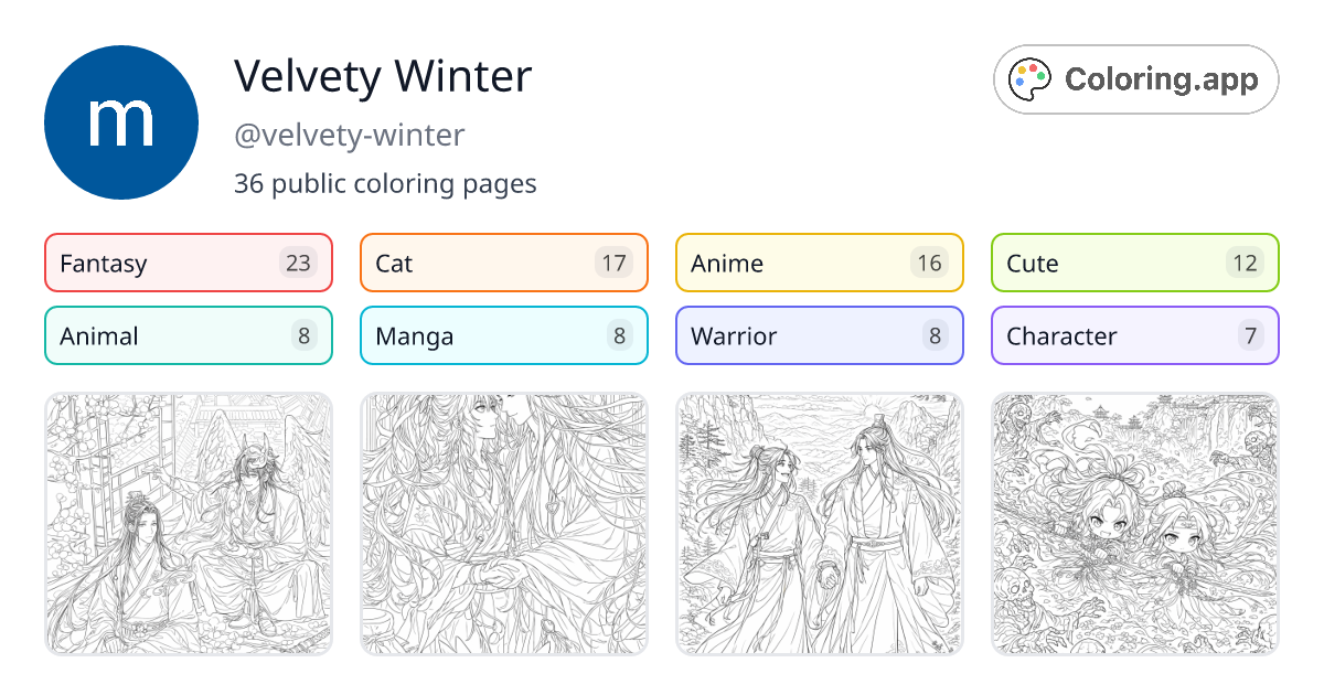 Velvety Winter (@velvety-winter) • Coloring.app