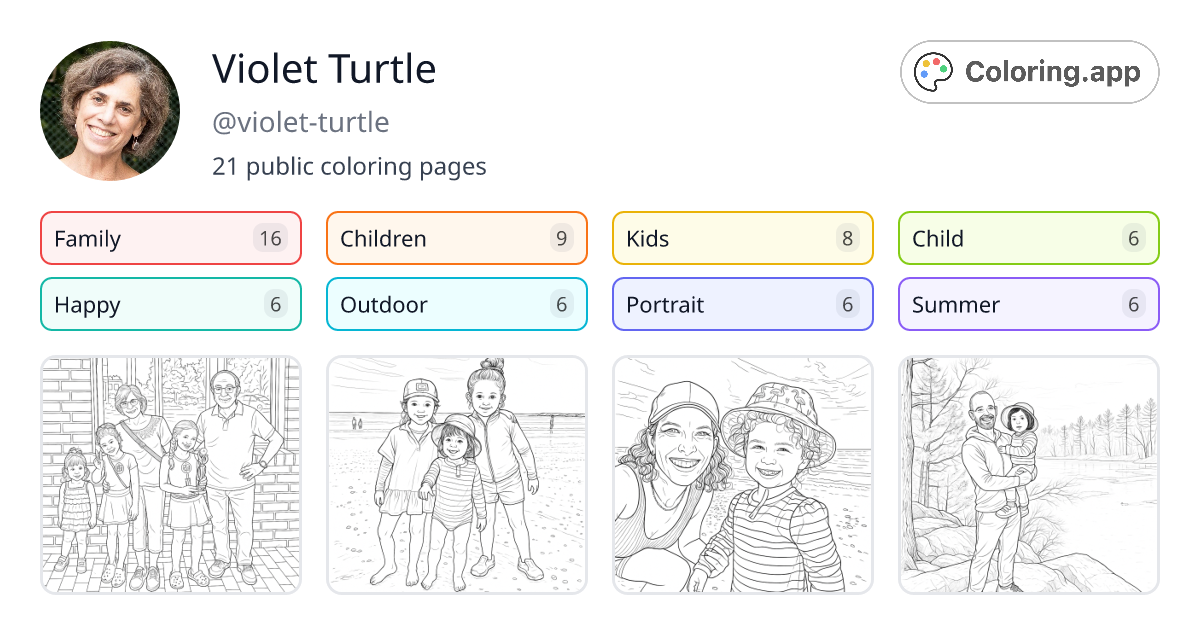 Violet Turtle (@violet-turtle) • Coloring.app