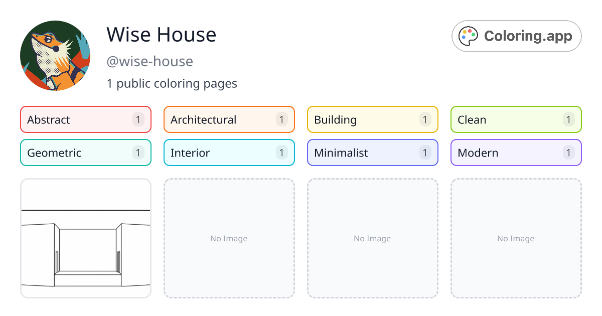Wise House (@wise-house) • Coloring.app