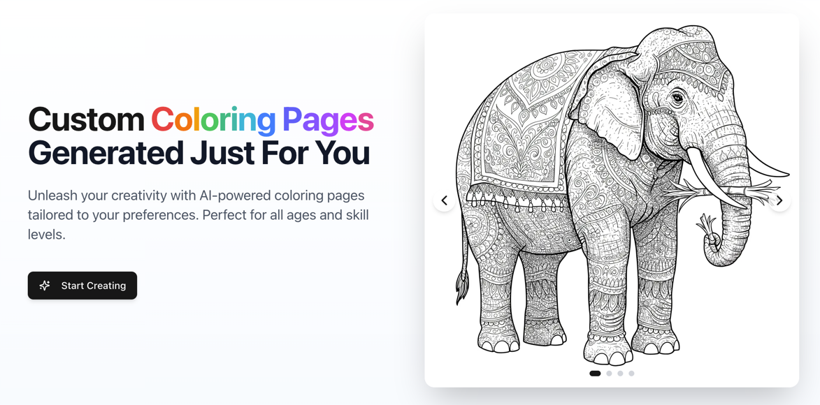 Coloring.app – Custom AI Coloring Pages and Books